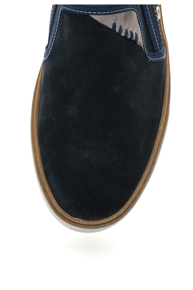 Zee Lane Pantofi slip-on de piele intoarsa si piele Entex Barbati