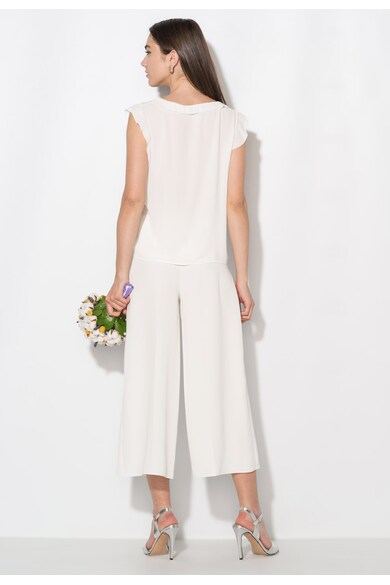 Zee Lane Collection Бяла ефирна блуза без ръкави Жени