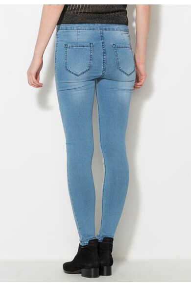 Zee Lane Denim Jeansi elastici skinny albastri Femei