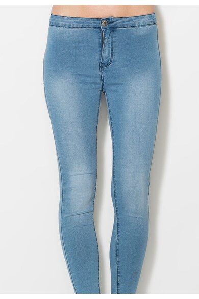 Zee Lane Denim Jeansi elastici skinny albastri Femei