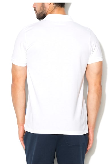 Starter Бяла тениска от пике с яка Мъже