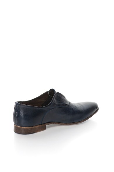 Zee Lane Collection Pantofi derby bleumarin de piele fara sireturi Papua Femei