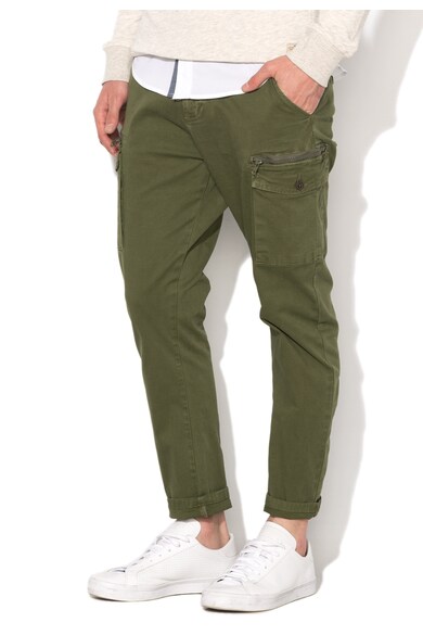 Zee Lane Denim Pantaloni cargo verde oliv Barbati