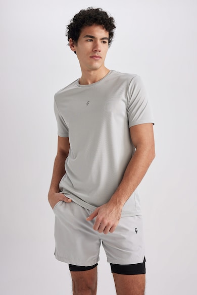 DeFacto Kerek nyakú póló kisméretű mintával férfi