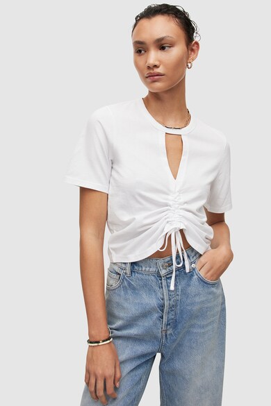 AllSaints Tricou cu decupaj frontal Gigi Femei