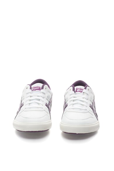 Onitsuka Tiger Tenisi alb cu violet Aaron GS Baieti