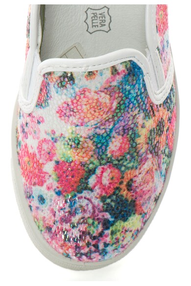 Primigi Pantofi slip-on multicolori cu imprimeu floral Fete