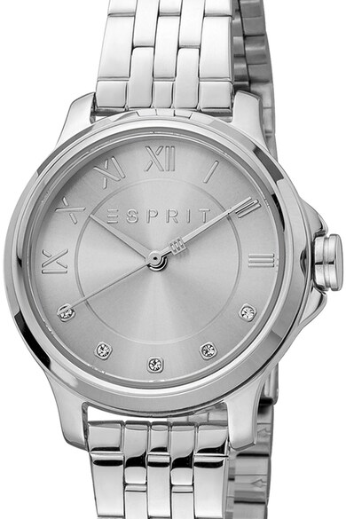 Esprit Часовник от неръждаема стомана с лого Жени