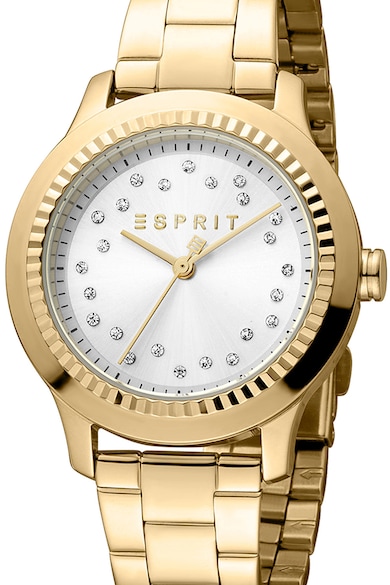 Esprit Часовник от неръждаема стомана с кристали Жени