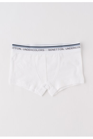 United Colors of Benetton Underwear Set de boxeri alb cu gri melange - 2 perechi Baieti