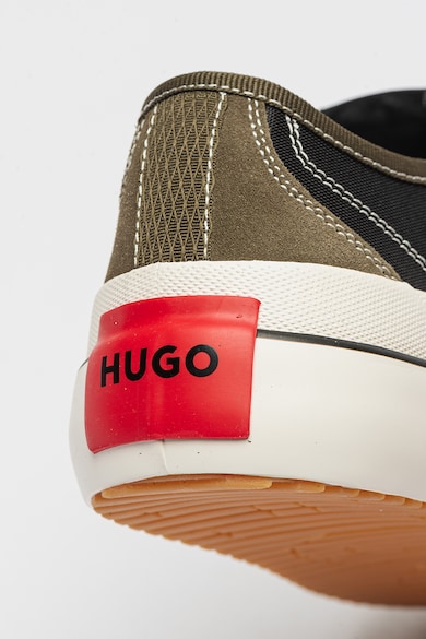 HUGO DyerX cipő nyersbőr részletekkel férfi