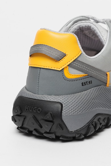 HUGO Pantofi sport din material textil cu insertii sintetice Go1St Barbati