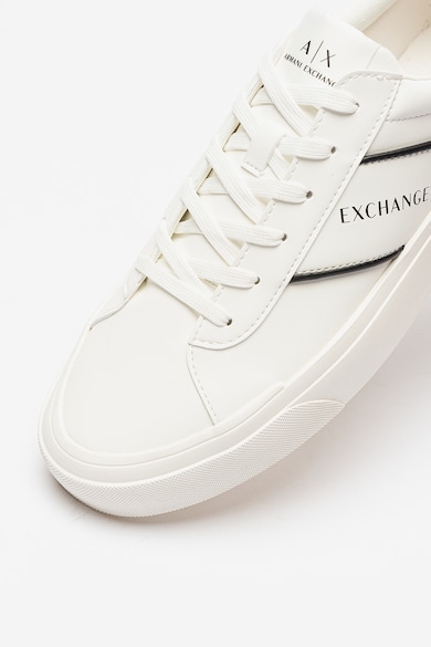 ARMANI EXCHANGE Спортни обувки от еко кожа с нисък профил и лого Мъже