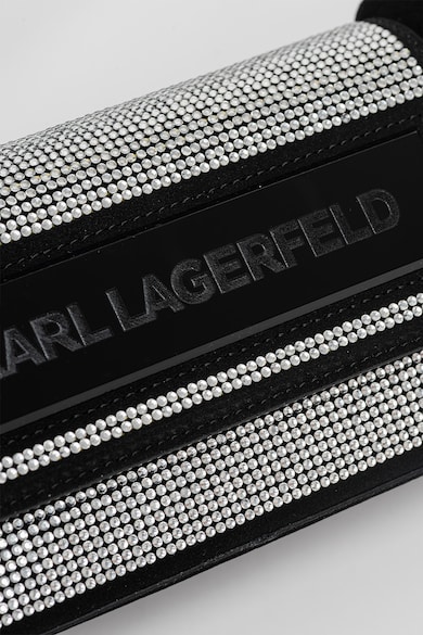 Karl Lagerfeld Geanta baguette cu strasuri Essential Femei