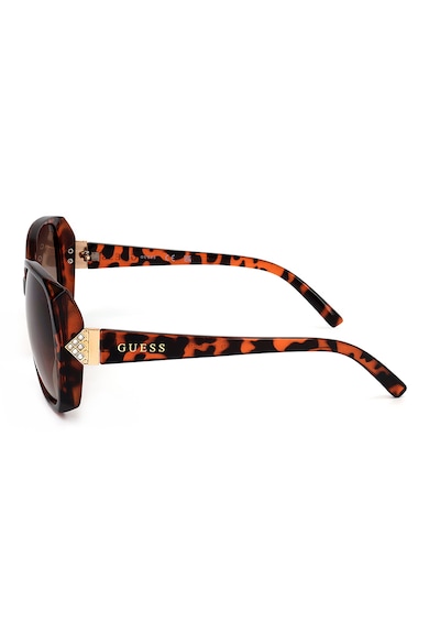 GUESS Шестоъгълни слънчеви очила с животинска шарка Жени