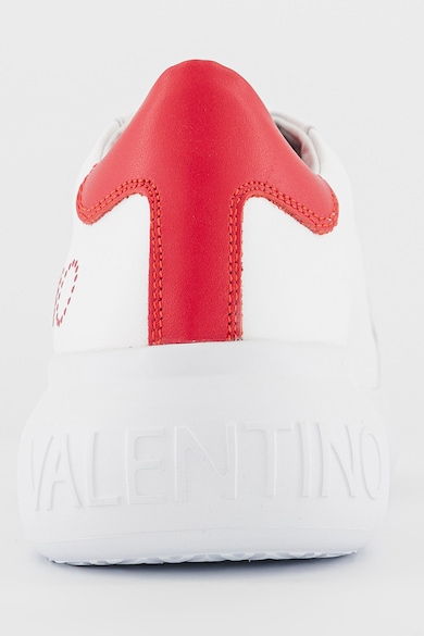 Valentino Pantofi sport de piele cu logo Femei