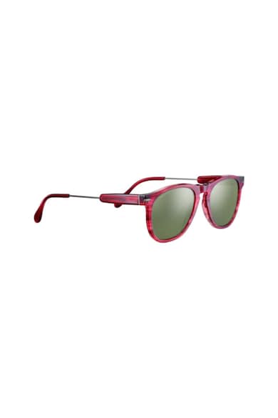 Ochelari AMBOY Shiny Gunmetal Red Streaky C18008 Acetate - Mineral Polarized 555nm