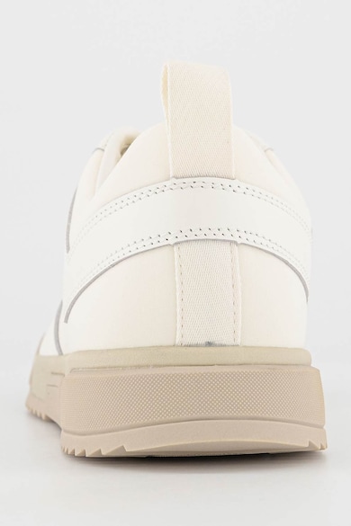 CALVIN KLEIN Bőrsneaker textilrészletekkel férfi