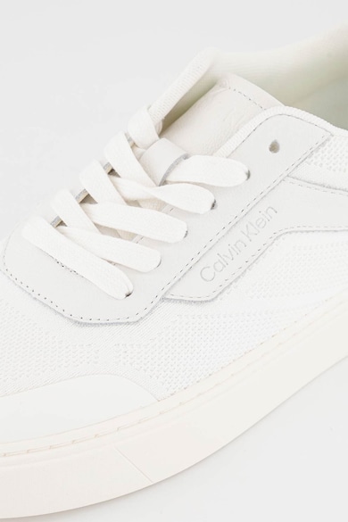 CALVIN KLEIN Hálós sneaker bőrbetétekkel férfi