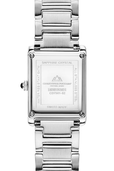 Christophe Duchamp Часовник от неръждаема стомана с диаманти Жени