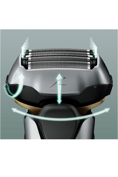 Panasonic Aparat de ras  , 5 lame, "Japanese Blade Technology", Trimmer, Senzor pentru barba, 50min autonomie Li-Ion, Wet & Dry, Cap Flexibil 16D, Negru Barbati