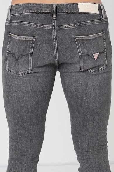 GUESS Blugi skinny cu aspect decolorat Barbati