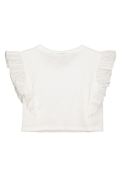 United Colors of Benetton Top crop cu volane Sangallo Fete