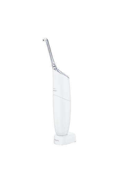 Philips Sonicare Aparat de curatare interdentara  AirFloss HX8462/01, 2 capete, stativ de umplere si de incarcare, Alb/Gri Femei