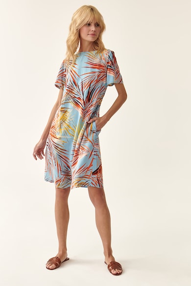 Tatuum Къса рокля с тропическа шарка Жени