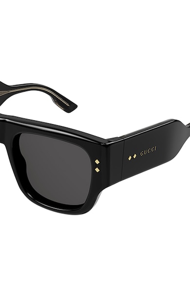 Gucci Правоъгълни слънчеви очила Aiator с плътен цвят Мъже