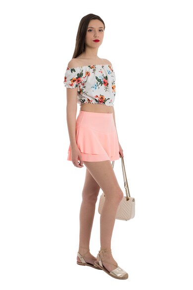 RESENSE Bluza crop cu model floral Otilia Femei