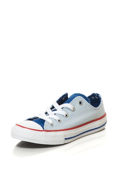 Converse Tenisi cu limba dubla si detalii contrastante Chuck Taylor All Star Ox Fete