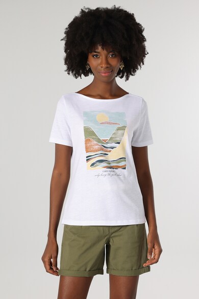 COLIN'S Tricou de bumbac cu imprimeu grafic Femei