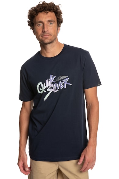 QUIKSILVER Tricou de bumbac cu imprimeu logo Signature Move Barbati