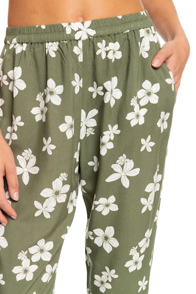 ROXY Pantaloni de plaja cu imprimeu floral Easy Peasy Femei