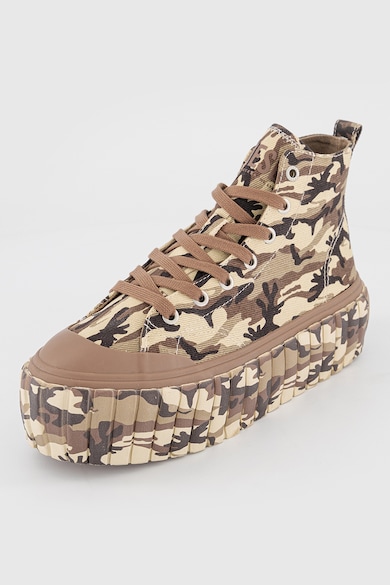 Diesel Tenisi flatform cu imprimeu camuflaj S-Hanami Femei