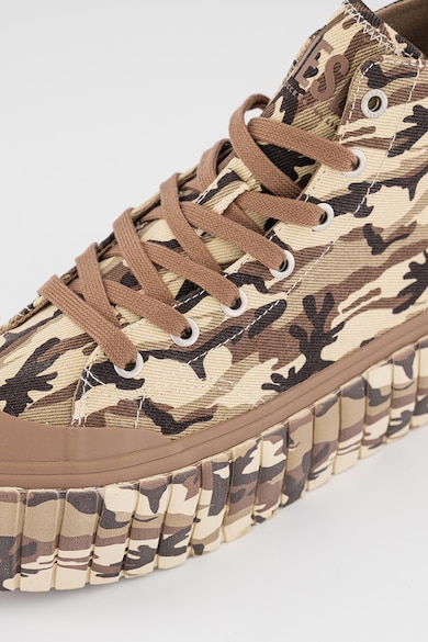 Diesel Tenisi flatform cu imprimeu camuflaj S-Hanami Femei