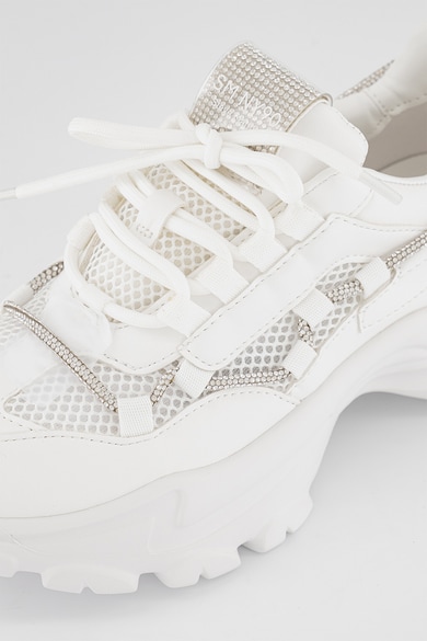 Steve Madden Miracles vastag talpú sneaker hálós anyagú részletekkel női