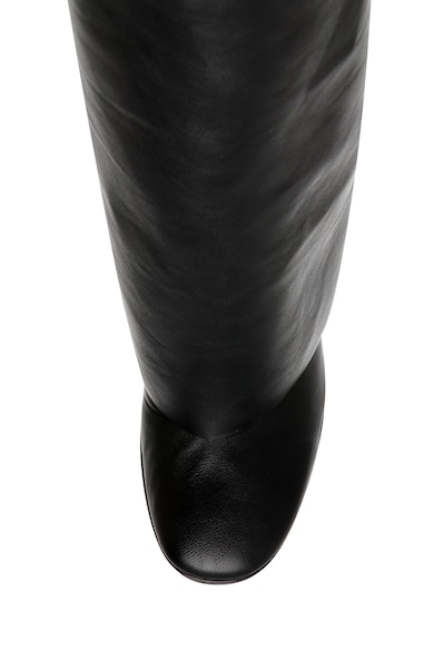 Steve Madden Hosszú szárú műbőr csizma vastag sarokkal női