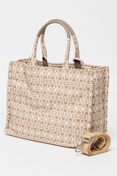 COCCINELLE Geanta shopper din material jacquard Never Without Femei