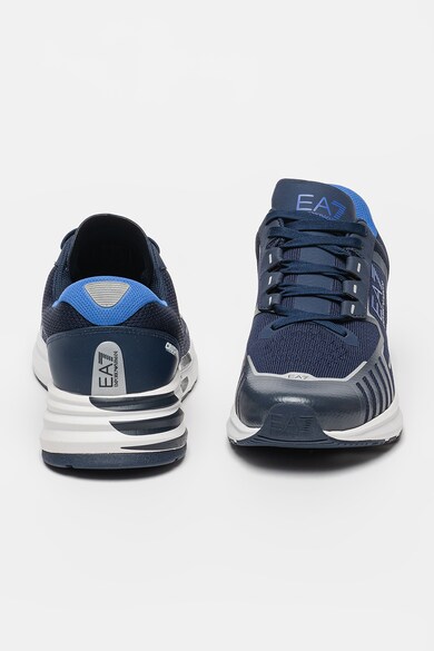 EA7 Crusher Distance műbőr és textil sneaker logós részlettel férfi