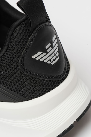 EA7 Pantofi sport low cut cu detalii cu logo discret Femei