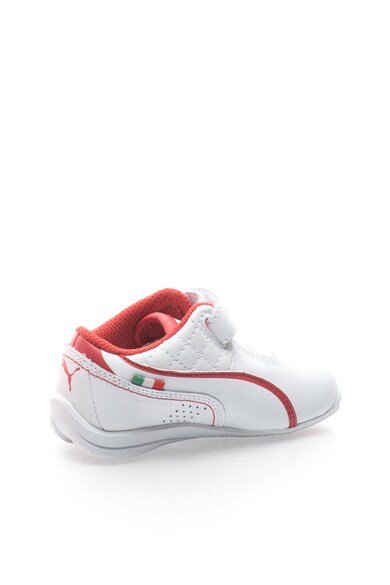 Puma Tenisi albi cu velcro Drift Cat Baieti