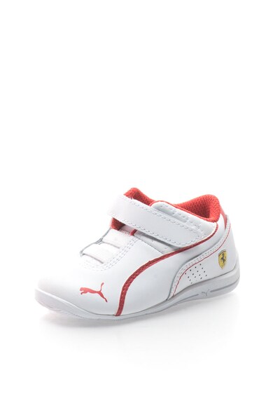 Puma Tenisi albi cu velcro Drift Cat Fete