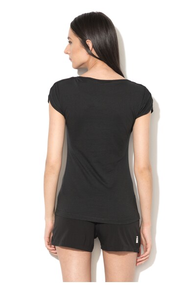 Asics Tricou sport negru cu imprimeu Femei