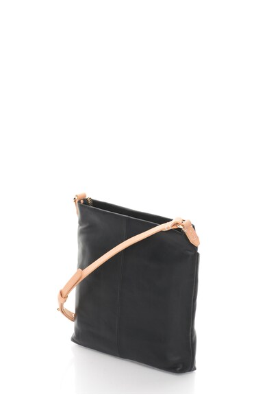 Clarks Geanta crossbody negru cu bej de piele Tottington Femei