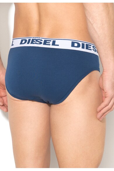 Diesel Set de chiloti bleumarin cu rosu - 3 perechi Barbati