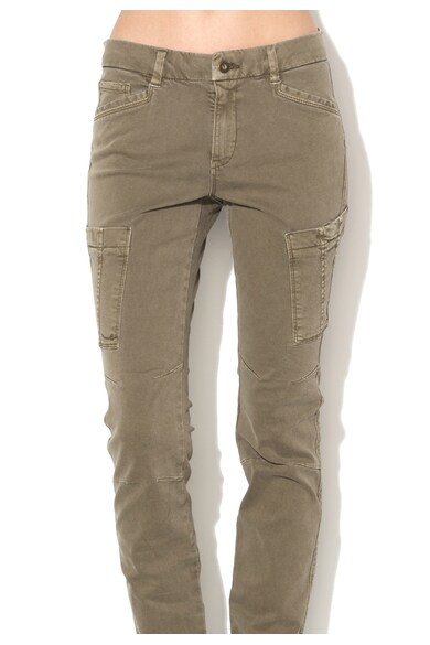 EDC by Esprit Pantaloni cargo skinny kaki Femei