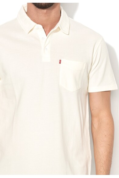 Levi's Tricou polo alb unt Barbati