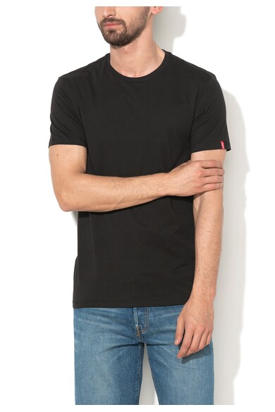 Levi's Set de tricouri negre slim fit - 2 piese Barbati